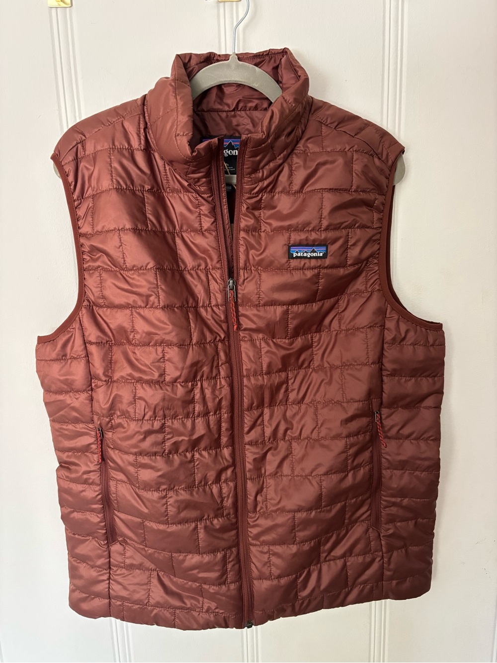 Patagonia "dried vanilla" nano puff vest